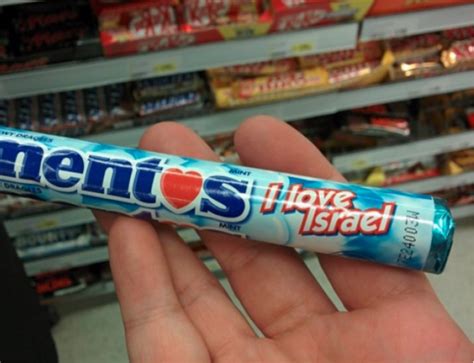 mentos support for israel.